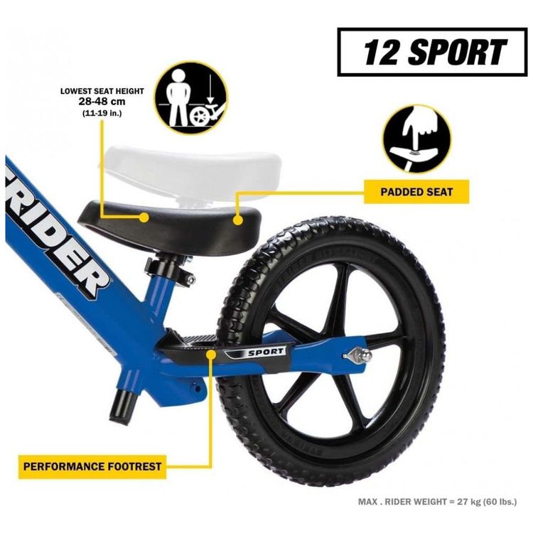 Bicicleta-sem-Pedal-para-Criancas-de-2-a-3-Anos-Strider-foto-2