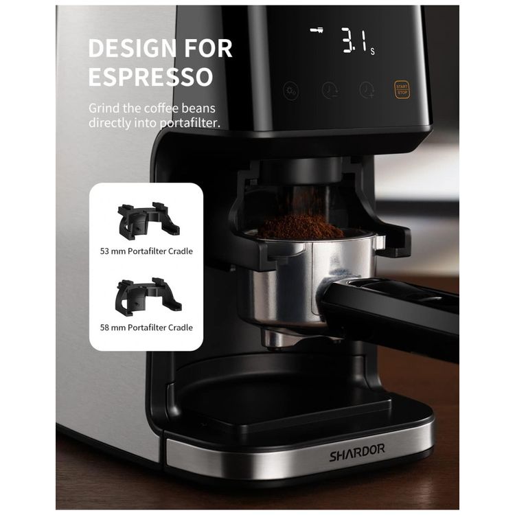 Moedor-de-Cafe-Eletrico-Ajustavel-com-48-Configuracoes-de-foto-3