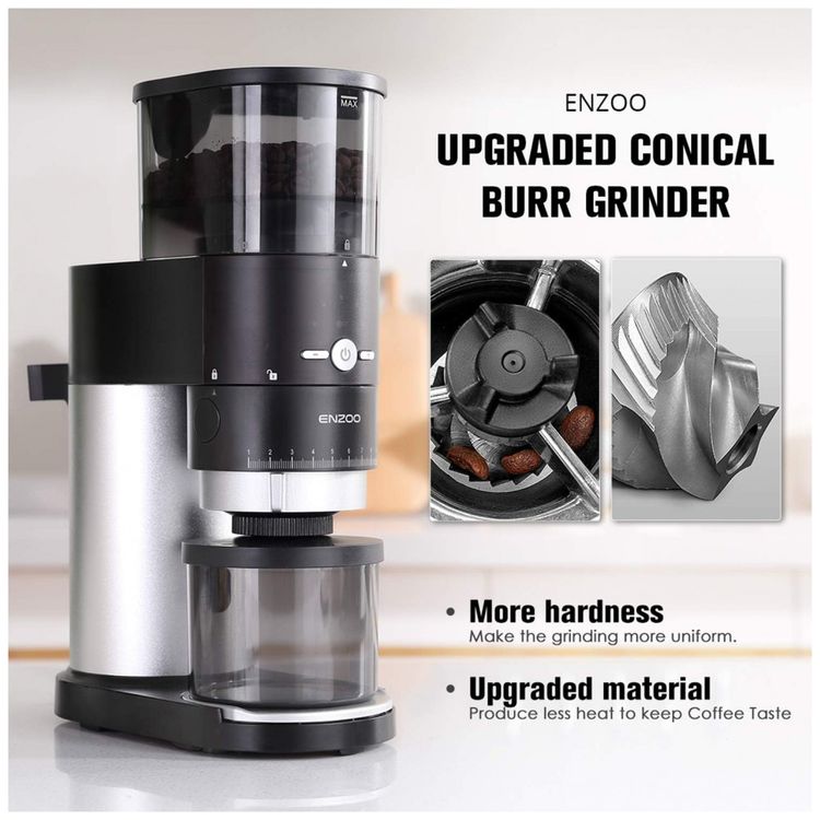Moedor-de-Cafe-Eletrico-Ajustavel-com-40-Configuracoes-de-foto-2