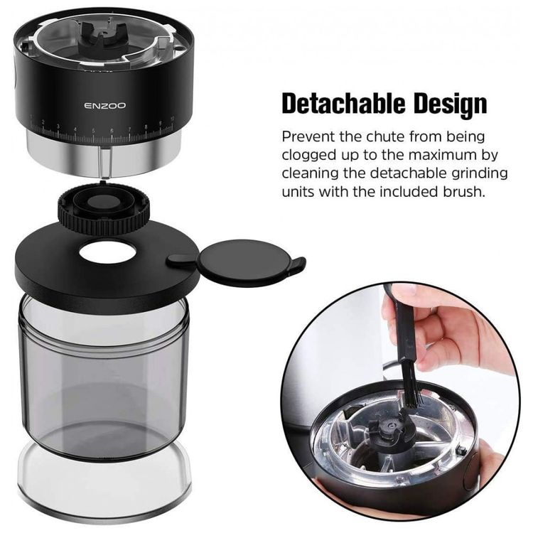 Moedor-de-Cafe-Eletrico-Ajustavel-com-40-Configuracoes-de-foto-4