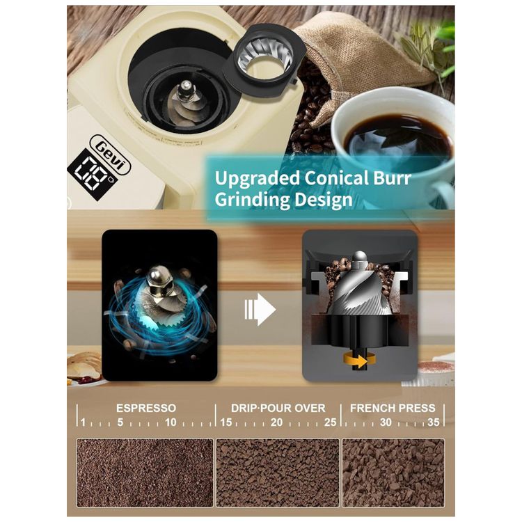 Moedor-de-Cafe-Eletrico-Ajustavel-com-35-Configuracoes-de-foto-4