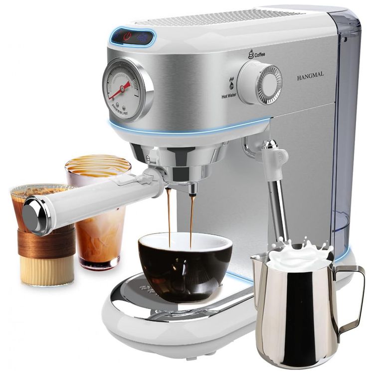 Maquina-de-Cafe-Expresso-em-Aco-Inoxidavel-com-Bocal-de-foto-0