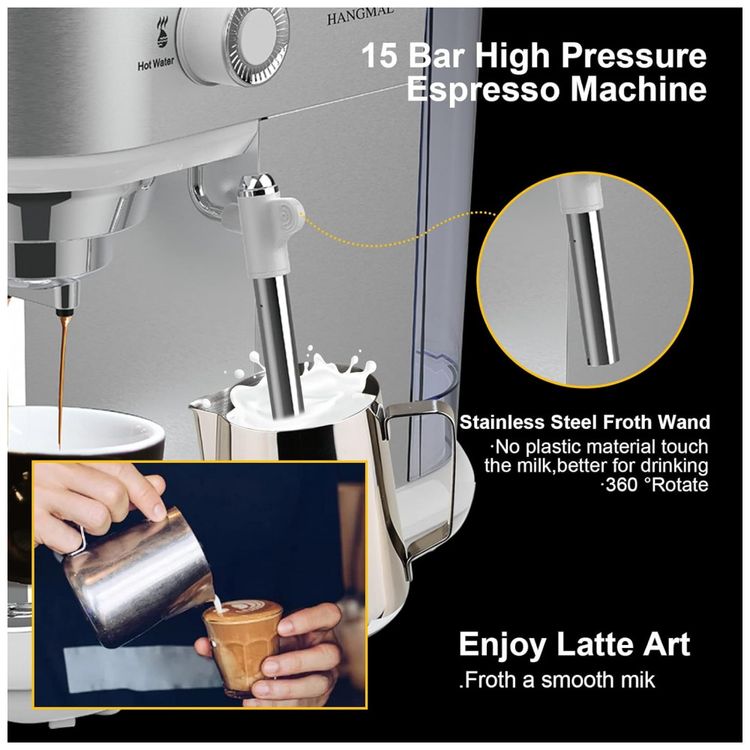 Maquina-de-Cafe-Expresso-em-Aco-Inoxidavel-com-Bocal-de-foto-2