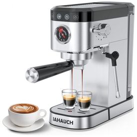 Maquina-de-Cafe-Expresso-Semiautomatica-em-Aco-Inoxidavel-foto-0