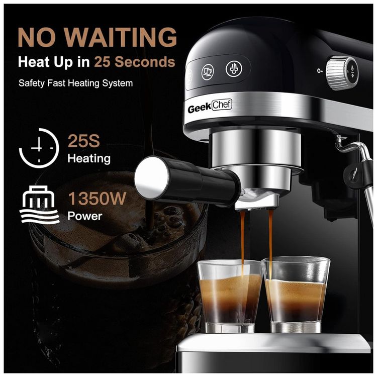 Maquina-de-Cafe-Expresso-em-Aco-Inoxidavel-com-Bocal-de-foto-1