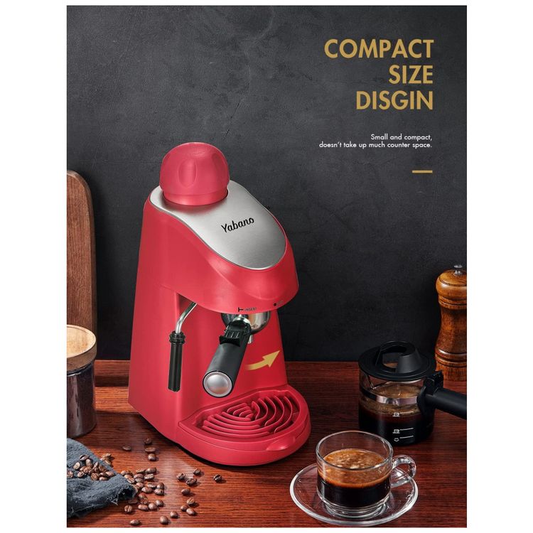 Maquina-de-Cafe-Expresso-com-Bocal-de-Leite-e-Vaporizador-foto-2