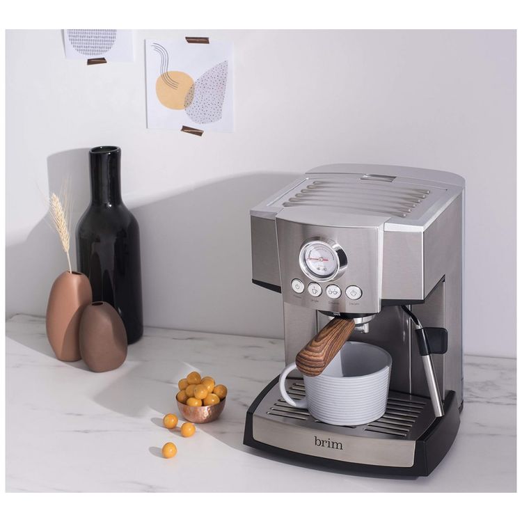 Maquina-de-Cafe-Expresso-15-Bar-em-Aco-Inoxidavel-com-Bocal-foto-2