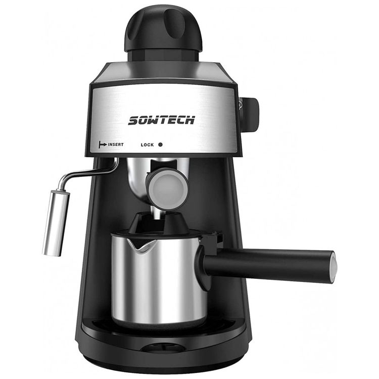 Maquina-de-Cafe-Expresso-com-Vaporizador-de-Leite-Aco-foto-0