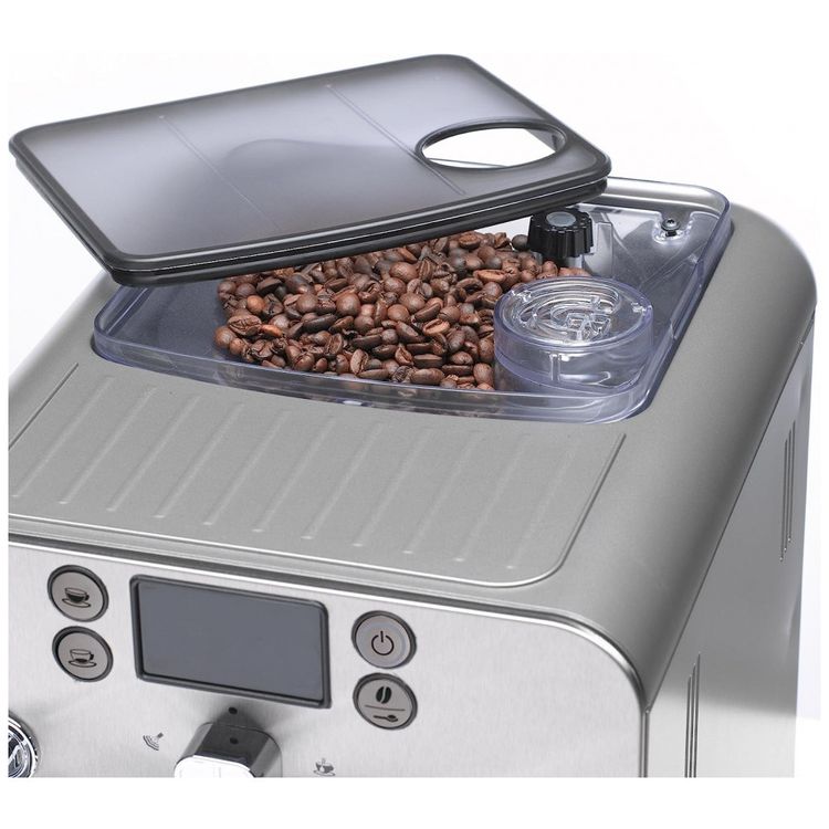 Maquina-de-Cafe-Expresso-em-Aco-Inoxidavel-com-Bocal-de-foto-1