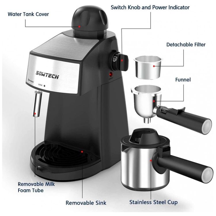 Maquina-de-Cafe-Expresso-com-Vaporizador-de-Leite-Aco-foto-5