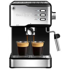 Maquina-de-Cafe-Expresso-em-Aco-Inoxidavel-com-Bocal-de-foto-0
