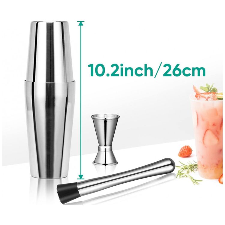 Kit-Bartender-Profissional-25-Pecas-em-Aco-Inoxidavel-com-foto-2
