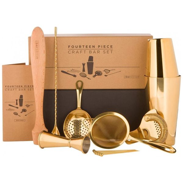 Kit-Bartender-Profissional-14-Pecas-em-Aco-Inoxidavel-A-Bar-foto-0