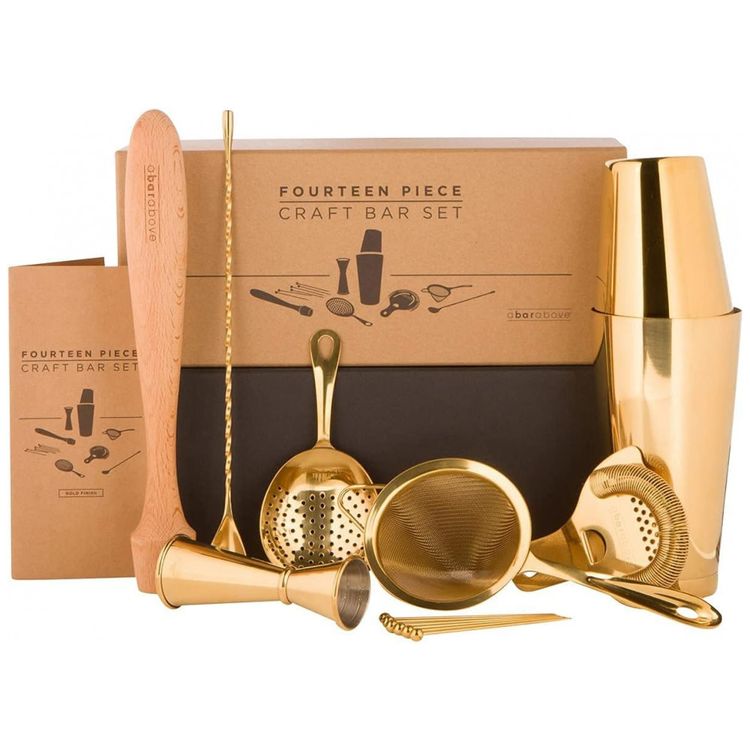 Kit-Bartender-Profissional-14-Pecas-em-Aco-Inoxidavel-A-Bar-foto-0