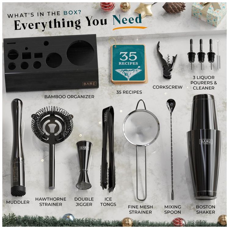 Kit-Bartender-Profissional-14-Pecas-em-Aco-Inoxidavel-com-foto-2