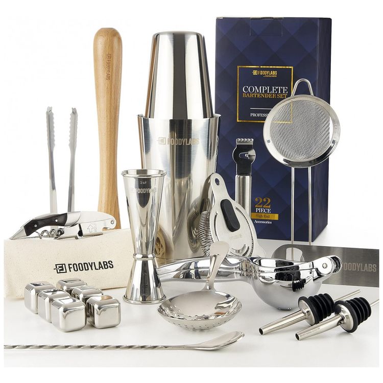 Kit-Bartender-Profissional-22-Pecas-em-Aco-Inoxidavel-foto-0