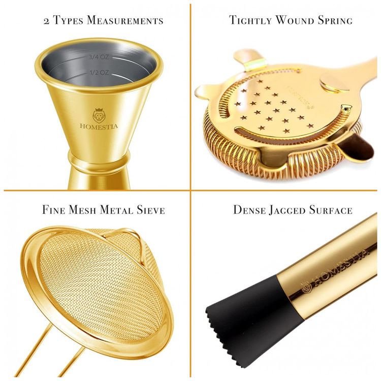 Kit-Bartender-Profissional-9-Pecas-em-Aco-Inoxidavel-com-foto-2