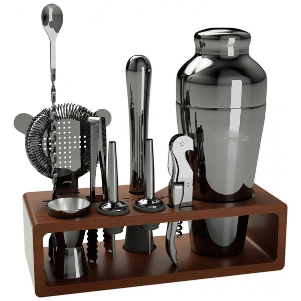 Kit-Bartender-Profissional-10-Pecas-em-Aco-Inoxidavel-com-foto-0