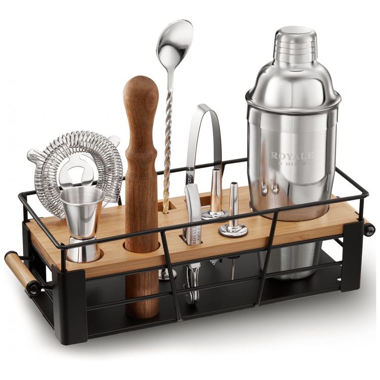 Kit-Bartender-Profissional-11-Pecas-em-Aco-Inoxidavel-com-foto-0