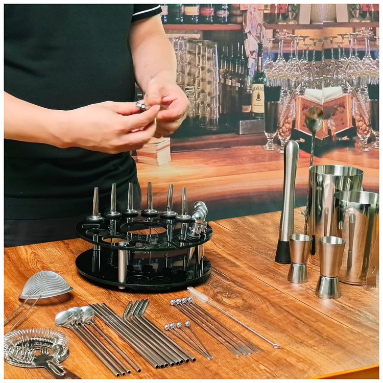 Kit-Bartender-Profissional-41-Pecas-em-Aco-Inoxidavel-com-foto-5