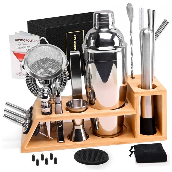 Kit-Bartender-Profissional-28-Pecas-em-Aco-Inoxidavel-com-foto-0