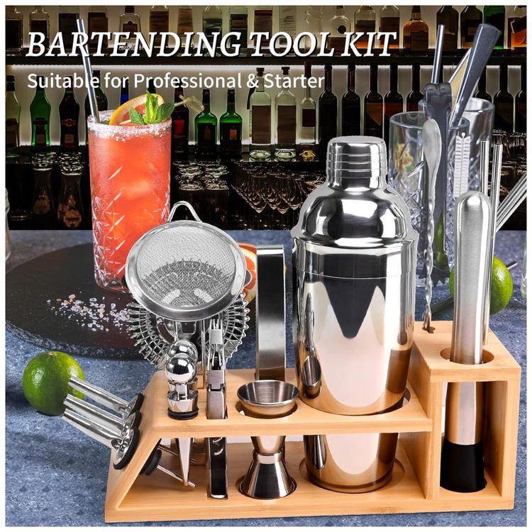 Kit-Bartender-Profissional-28-Pecas-em-Aco-Inoxidavel-com-foto-2