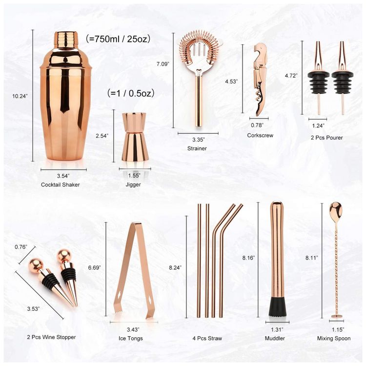 Kit-Bartender-Profissional-16-Pecas-em-Aco-Inoxidavel-com-foto-1