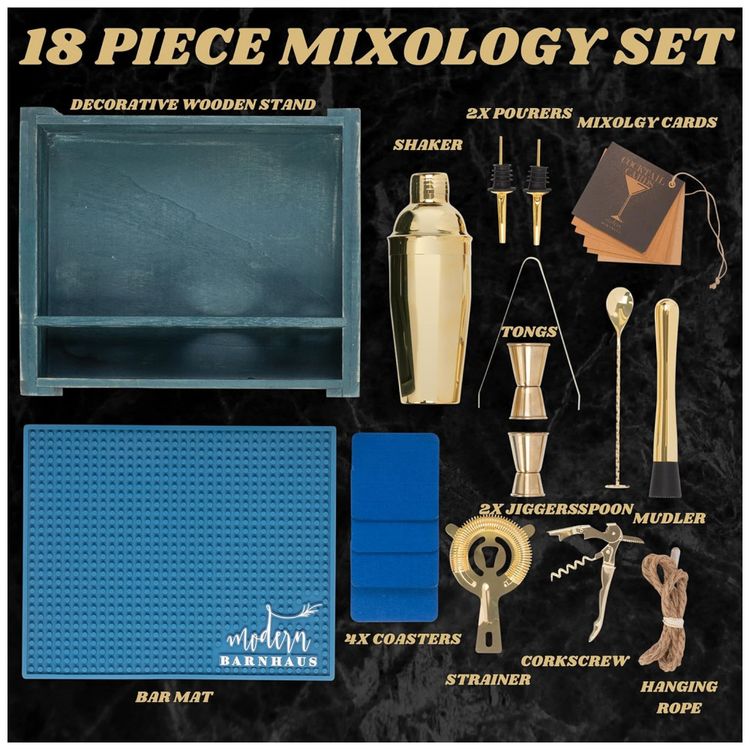 Kit-Bartender-Profissional-18-Pecas-em-Aco-Inoxidavel-com-foto-1
