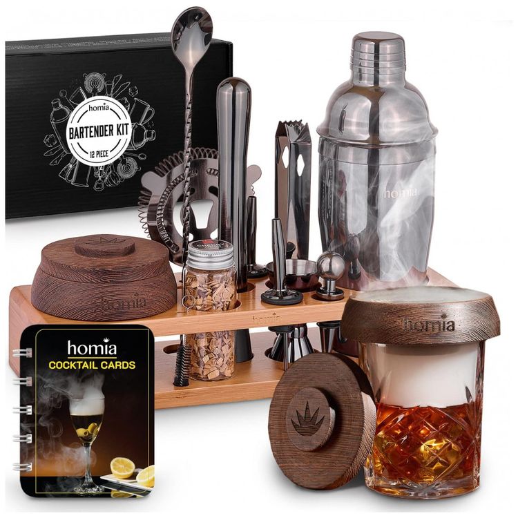 Kit-Bartender-Profissional-13-Pecas-em-Aco-Inoxidavel-com-foto-0