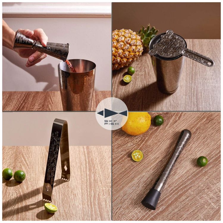 Kit-Bartender-Profissional-7-Pecas-em-Aco-Inoxidavel-Sky-foto-2