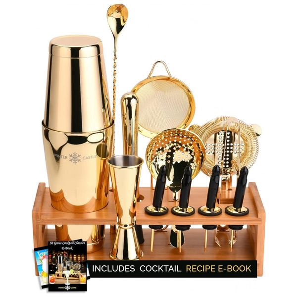 Kit-Bartender-Profissional-18-Pecas-em-Aco-Inoxidavel-com-foto-0