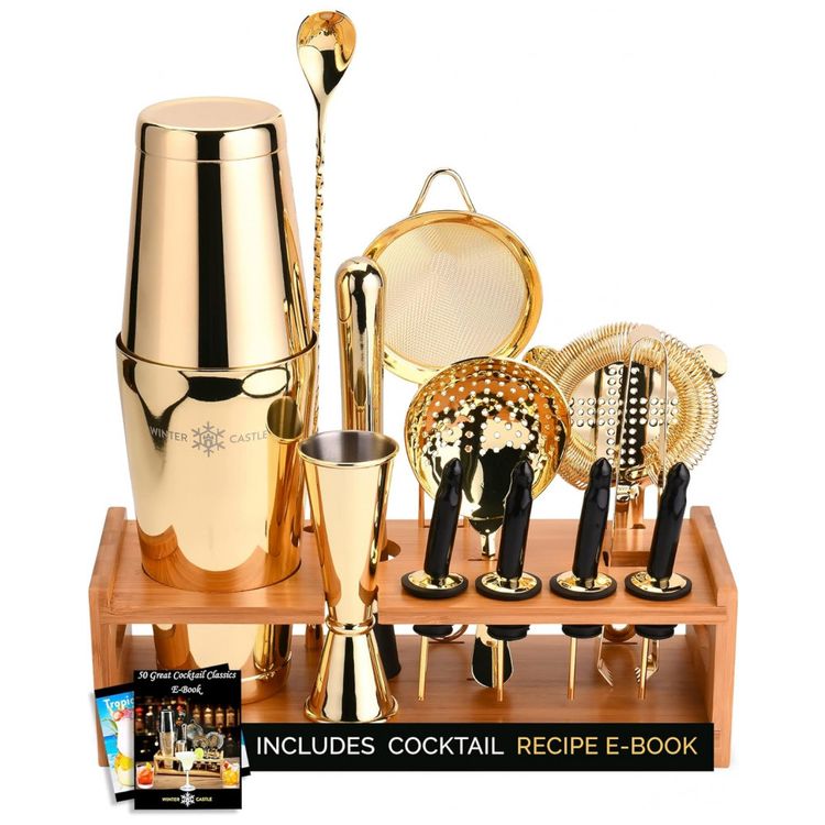 Kit-Bartender-Profissional-18-Pecas-em-Aco-Inoxidavel-com-foto-0