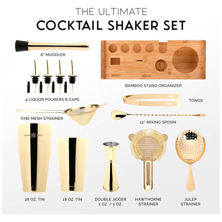 Kit-Bartender-Profissional-18-Pecas-em-Aco-Inoxidavel-com-foto-1