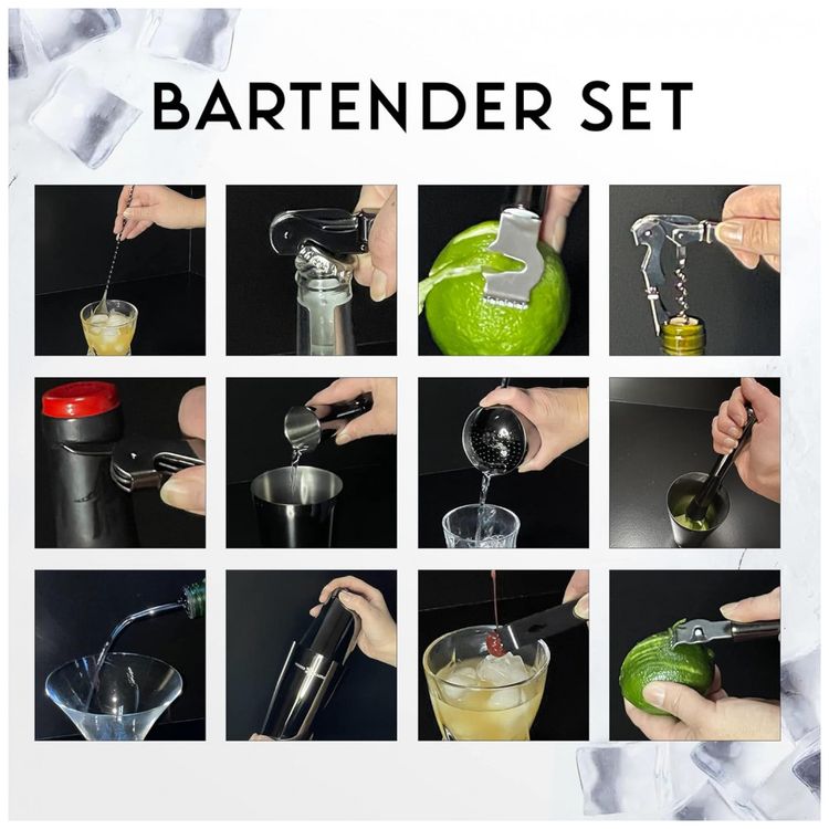 Kit-Bartender-Profissional-18-Pecas-em-Aco-Inoxidavel-com-foto-3