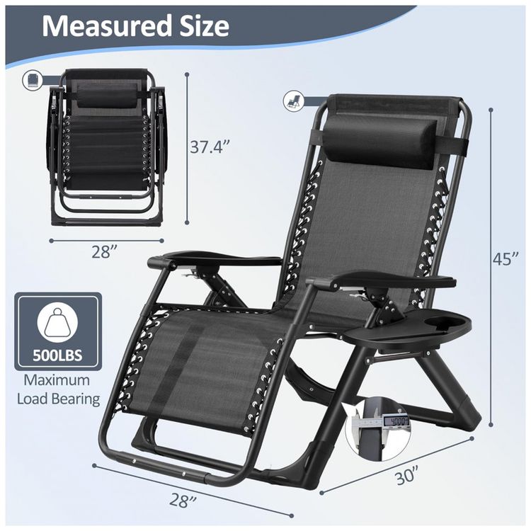 Cadeira-Reclinavel-Ajustavel-Gravidade-Zero-com-Mesa-foto-1