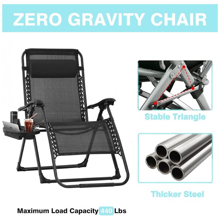 Cadeira-Reclinavel-Ajustavel-Gravidade-Zero-com-Almofada-foto-5