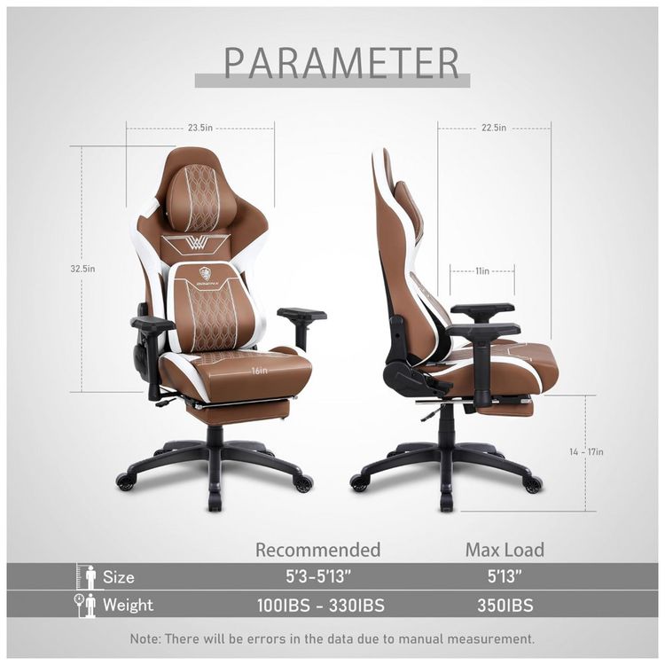 Cadeira-Gamer-Reclinavel-e-Giratoria-com-Apoio-para-Lombar-foto-2