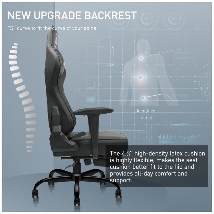 Cadeira-Gamer-Ergonomica-com-Apoio-4D-para-Pes-Cabeca-e-foto-5