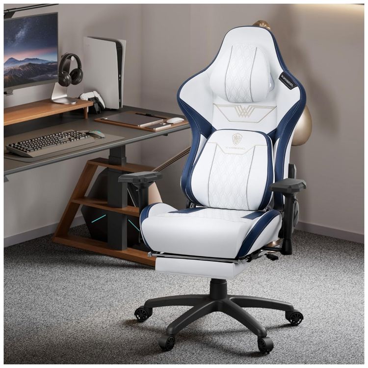 Cadeira-Gamer-Reclinavel-e-Giratoria-com-Apoio-para-Lombar-foto-1