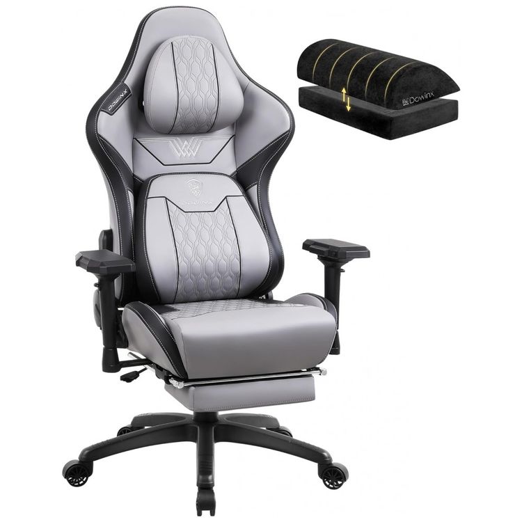 Cadeira-Gamer-Reclinavel-e-Giratoria-com-Apoio-para-Lombar-foto-0