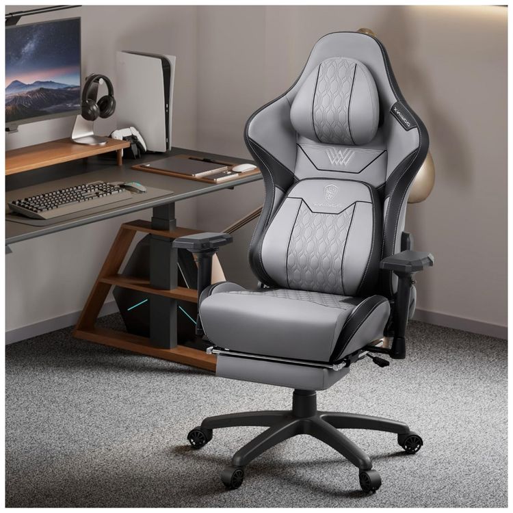 Cadeira-Gamer-Reclinavel-e-Giratoria-com-Apoio-para-Lombar-foto-1