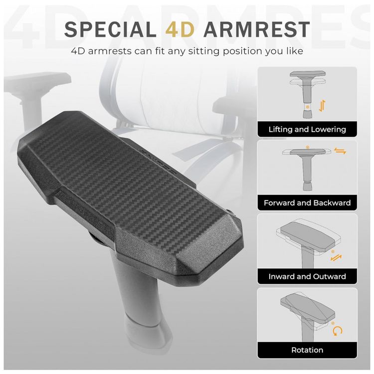 Cadeira-Gamer-Reclinavel-e-Giratoria-com-Apoio-para-Lombar-foto-5