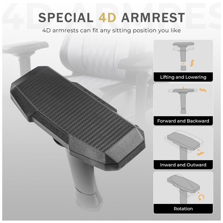 Cadeira-Gamer-Reclinavel-e-Giratoria-com-Apoio-para-Lombar-foto-5