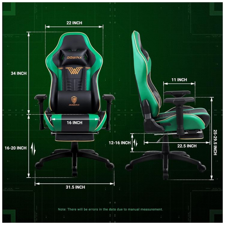 Cadeira-Gamer-Ergonomica-em-Couro-Sintetico-com-Apoio-4D-foto-1
