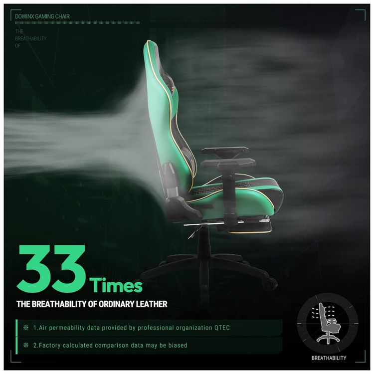 Cadeira-Gamer-Ergonomica-em-Couro-Sintetico-com-Apoio-4D-foto-2