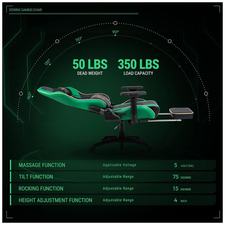 Cadeira-Gamer-Ergonomica-em-Couro-Sintetico-com-Apoio-4D-foto-5