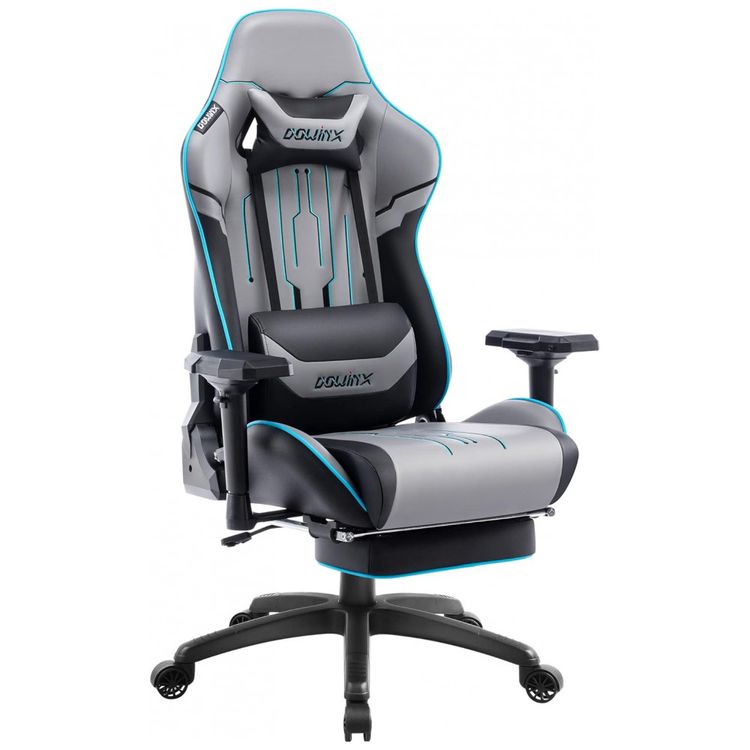 Cadeira-Gamer-Ergonomica-em-Couro-Sintetico-com-Apoio-4D-foto-0