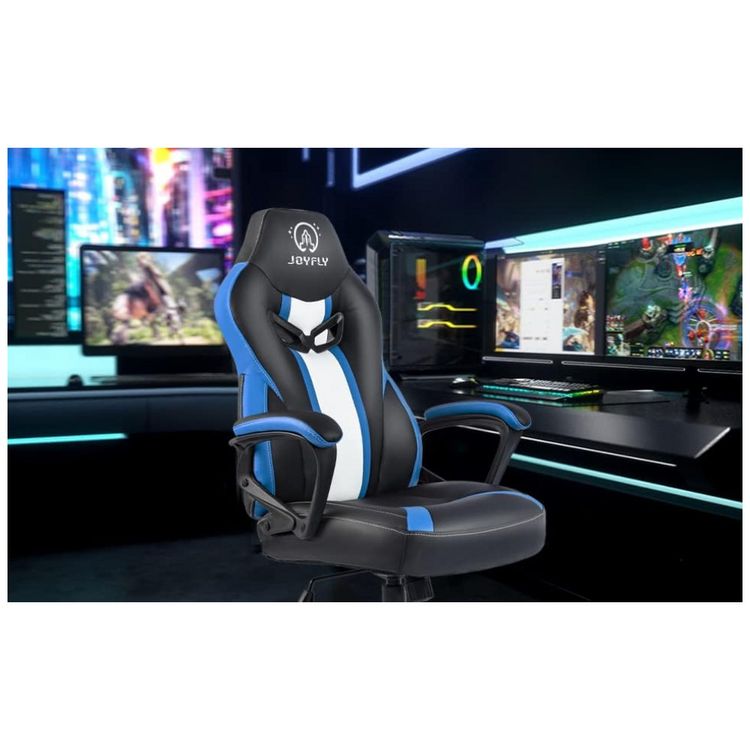 Cadeira-Gamer-Ergonomica-Reclinavel-em-Couro-Sintetico-foto-1