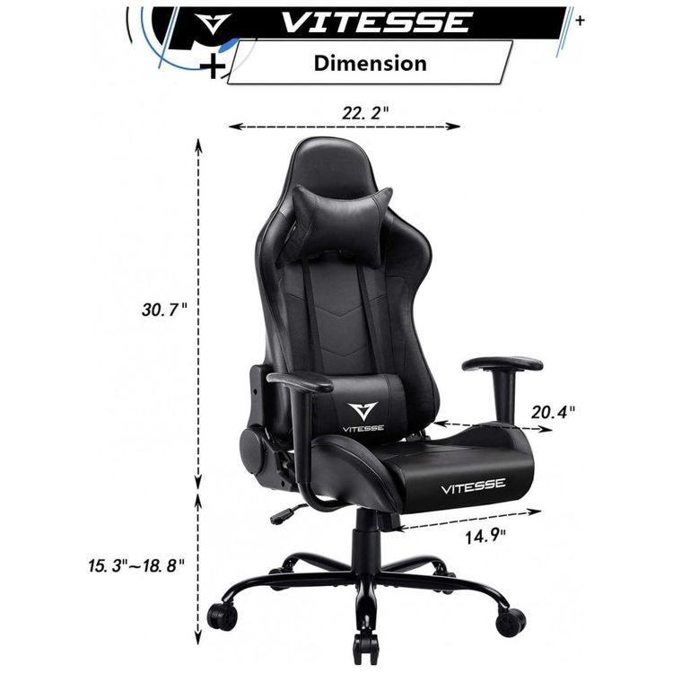 Cadeira-Gamer-Ergonomica-e-Ajustavel-com-Suporte-para-foto-5