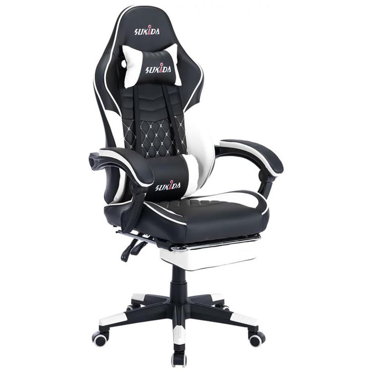 Cadeira-Gamer-Ergonomica-com-Apoio-para-Lombar-e-Cabeca-foto-2